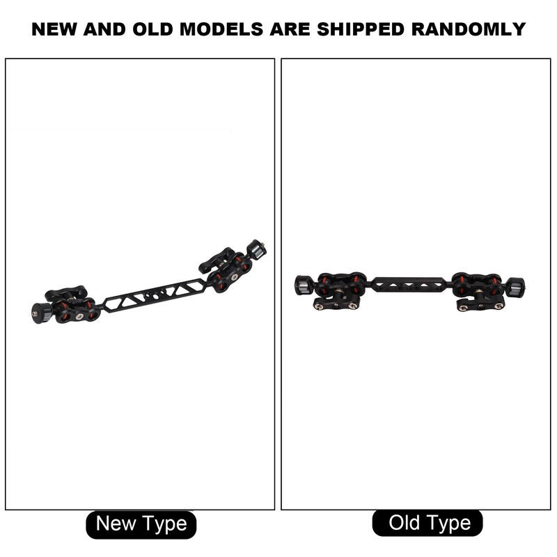 Articulating Arm Aluminum Alloy 11in Lengthened Adjustable Articulating Ballhead Extension