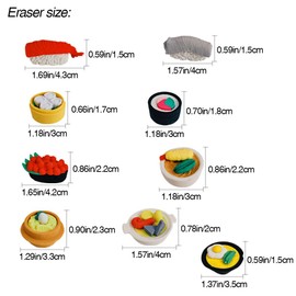 Ranvi 30PCS Kids Eraser, Mini Puzzle Pencil Eraser for Kids Game Awards Party, Carnival, and School Supplies (Noodle)