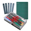 Basic Tool Set 74016 for Plastic Models＆ Cutting Mat A5