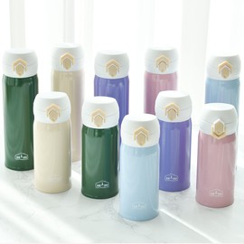 Sangsang&amp; 1+1 One-Touch Insulated Cold Bottle Stainless Steel Tumbler Large Capacity 350ml/500ml_Double Vacuum_5 Types, Vivid Thermos 500mlVivid Thermos 500ml_Purple+PurplePurple+Purple / 상상앤드 1+1 원터치 보온 보냉 병 스텐 텀블러 대용량 350ml/500ml_2중 진공_5가지, 비비드보온병500ml비비드보온병500ml_퍼플+퍼플퍼플+퍼플