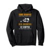 campers' catnap: grandpas' humorous outdoor snooze tee Pullover Hoodie