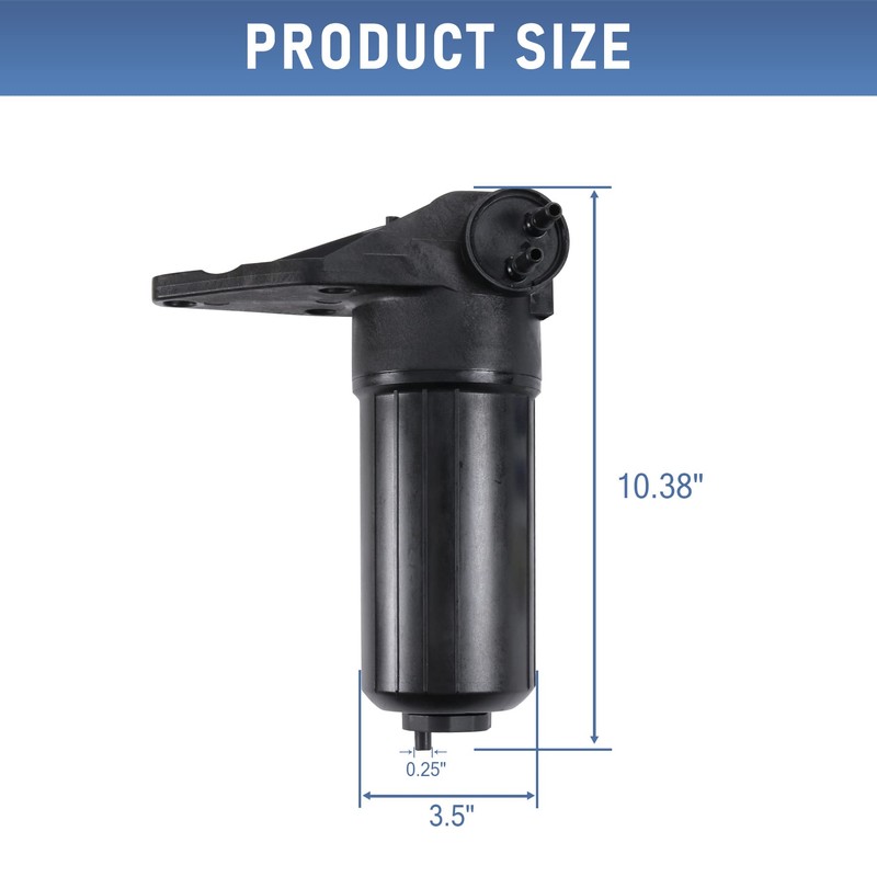 JDMSPEED New Diesel Fuel Lift Pump Oil Water Separator Replacement