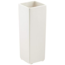 H2O Ceramic Vase S H1488 Horn White