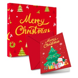 HAPPYPOP Christmas Stocking Socks for Girls - Christmas Knee High Socks Secret Santa Xmas Stocking Stuffers for Kids With Greeting Card