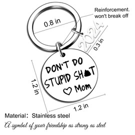 2024 Graduation Gifts for Him Her Class of 2024 Inspirational Keychain Seniors High School College Nurse Son Daughter Back to School Women Men 2024 From Mom Dad