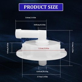 Tecledsn 19106-RNA-A48 Radiator Coolant Reservoir Overflow Tank Cap with Joint Replacement for Honda Acura Accord Civic Pilot Insight Element