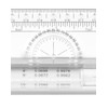 VViViD Rolling Ruler Multi-Purpose for Drawing Lines, Angles, Circles, Patterns
