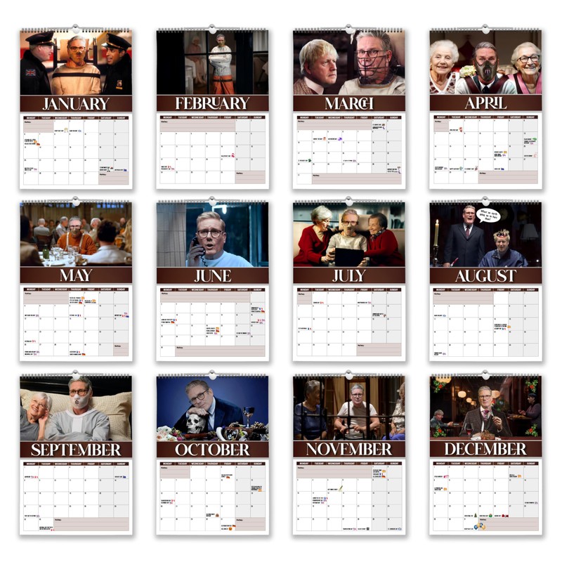 The Calendar King // Hannibal Starmer - 2025 Wall Calendar