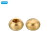 PATIKIL 10pcs M3x0.5 Screw Cap Nut Knob Brass Ball Lamp