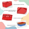 QRRICA 6 Pack Plastic Classroom Storage Baskets, Paper Trays for