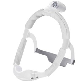 3 Packs Satin Strap Covers, Silky Mask Frame Covers Pads Compatible with DreamWear or ResMed AirFit N30i/P30i Headgear Cover Set Hair Protector Face Cushion for Reduce Red Marks(Light Grey)