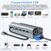 Eynshoo Steam Deck Dock, Docking Station USB C 6 en