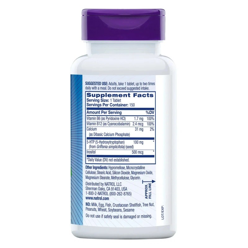 Natrol 5-HTP Plus Mood and Relaxation 100 mg, 150 Time