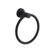 BGL Black Towel Ring Wall Mounted, Stainless Steel 304 Rubber