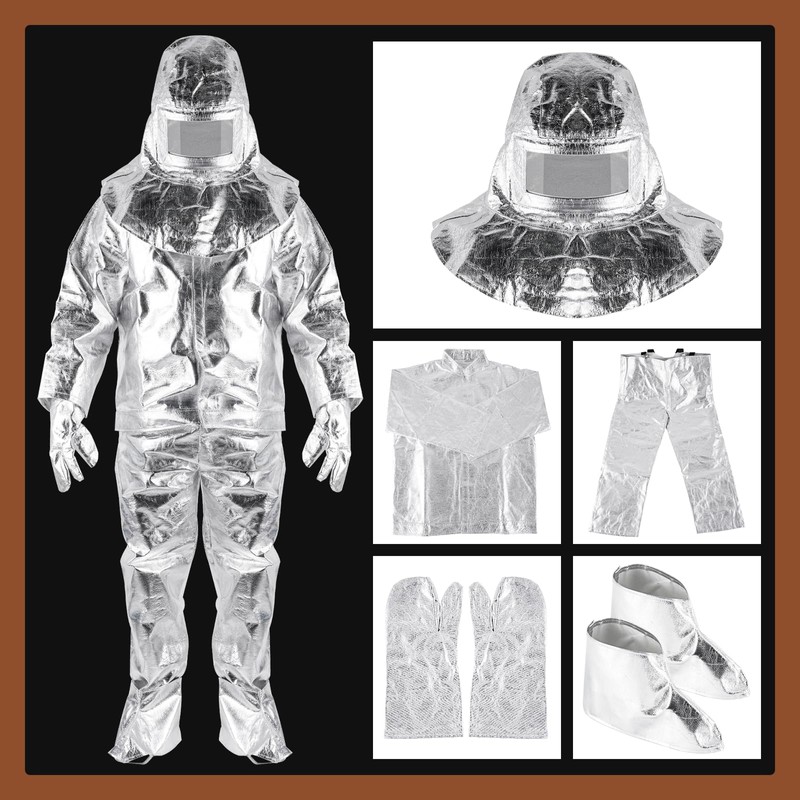 Consfly Heat Resistant Suit Anti Thermal Radiation 1000℃ Fire Resistant
