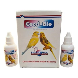 12 Tónico Cocci-bio Vitaminas Para Aves Pájaros Coccidias