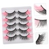 MERRYHAPY 5 Sets False Lashes Natural Eyelash Extensions Lightweight Gentle