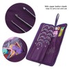 Steel Straight Circular Knitting Needles Crochet Hook Weave Tool Set
