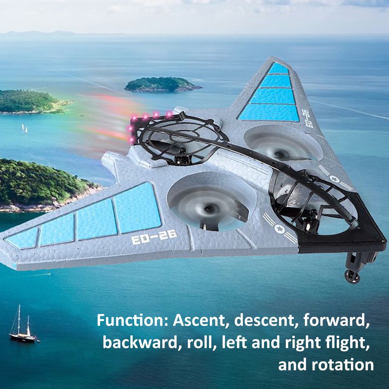 Foam Remote Control Drone 2.4GHz Remote Control Airplane 360 °