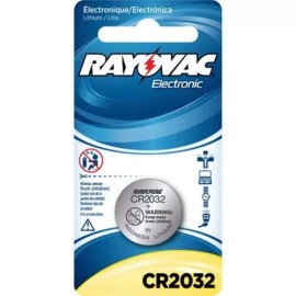 Rayovac CR2032 Battery, 3V Lithium Coin Cell CR2032