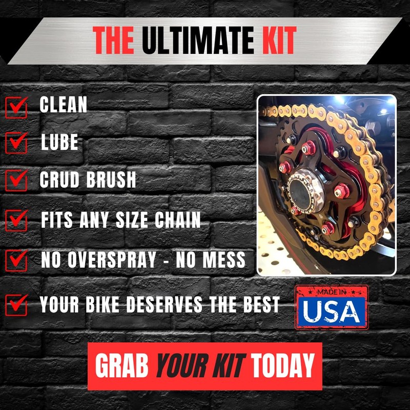 Gearhead Zone Moto Chain-Mate - The Ultimate Motorcycle Chain Cleaning