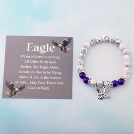 BLEOUK Eagel Bracelet Eagle Court Of Honor Gift Eagle Stuff Eagle Lover Jewelry Scout Bracelet