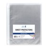 DocIt Top Loading Clear Sheet Protectors for 3 Ring Binders,