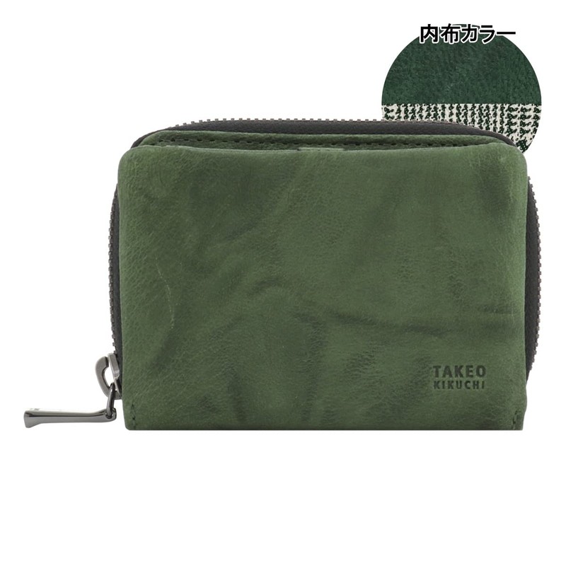 Takeokikuchi 720621 Men's Coin Purse, Coin Case, Card Case, Limited