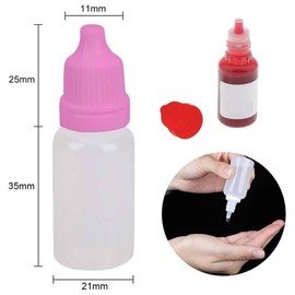 Portable Dropper Bottle, Squeezable Dropper Bottle, Pack of 20 Bottles, Liquid Empty Dropper Bottles, Empty Liquid Bottles, Plastic, Portable Eye Liquid Plastic Bottle