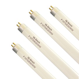 Flyercatch (4 Pack) 16’’ F10T5/830 Fluorescent Bulb Replacement for Jasco 10W 3000K Warm White Lamp for Under Cabinet, Counter Light Fixtures,16.5’’ Overall Length