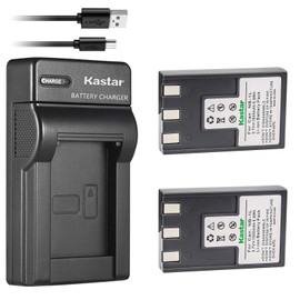 Kastar Battery (X2) + Slim USB Charger for Canon NB-3L & PowerShot SD10, SD100, SD110, SD20, SD500, SD550, IXUS 700, 750, i5, IXY Digital 30, 30a, 600, 700, D30, D30a, D53Z, IXY Digital L, L2