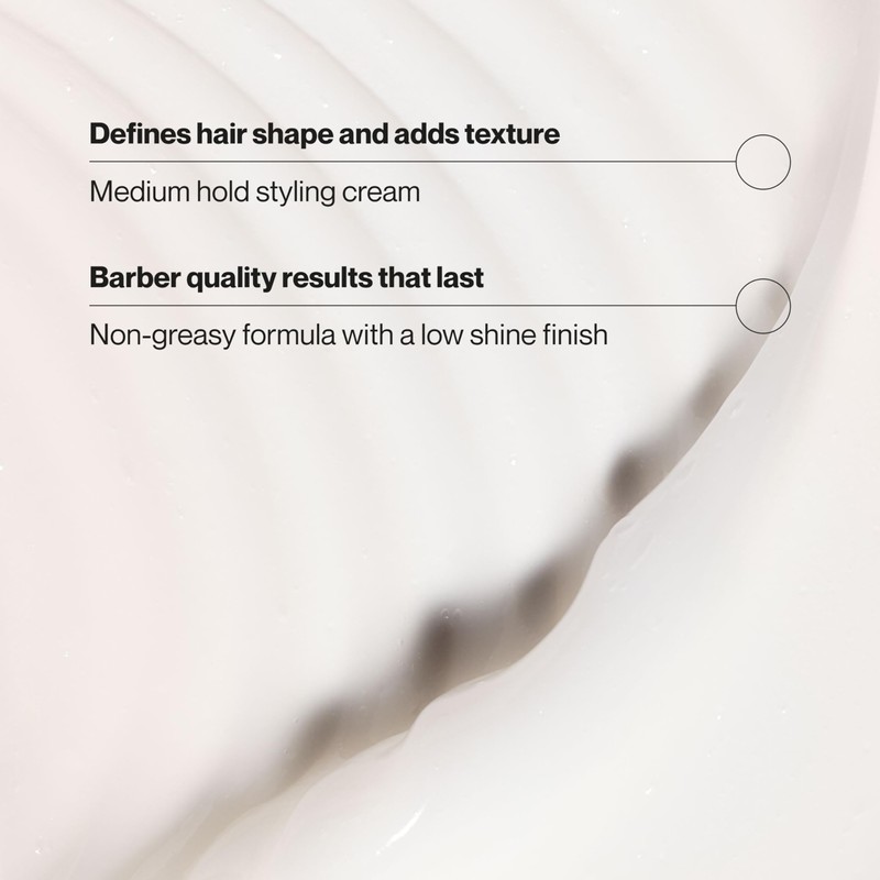 Suave+ Hair Cream Barber Essentials Defining Cream for Men, Medium