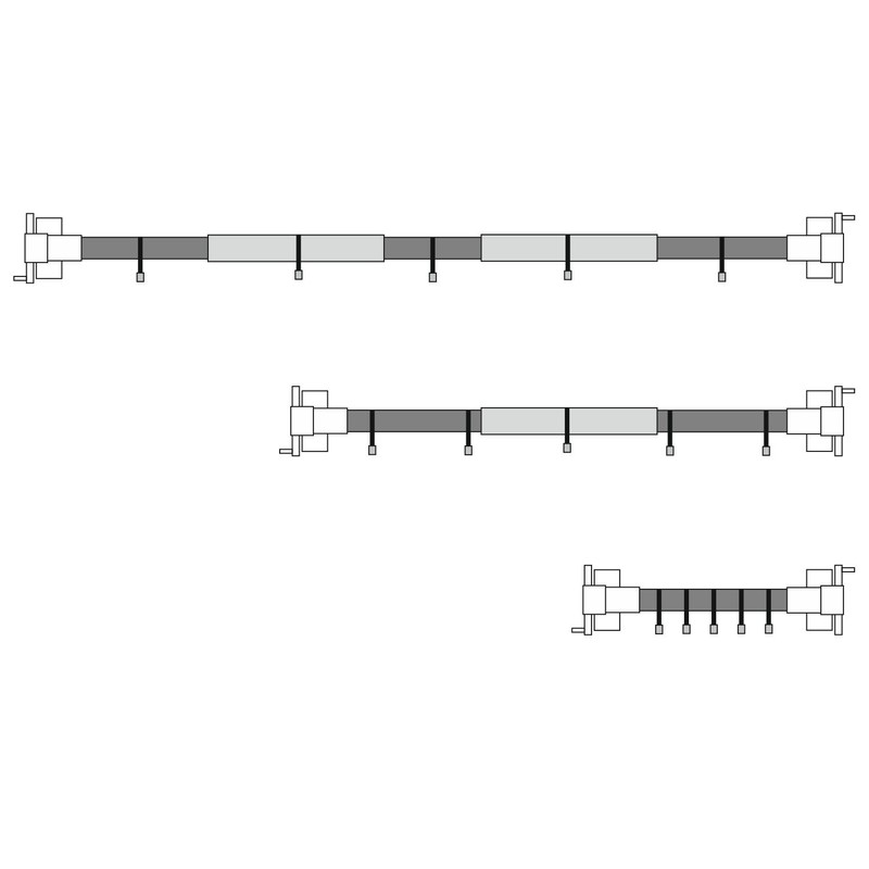 Zelsius Retaining Straps, Set of 8 Fastening Straps and Clips,