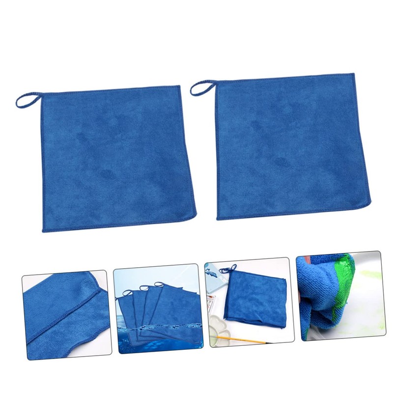 ORFOFE 4Pcs Super Absorbent Cleaning Towels Durable Drying Towels for
