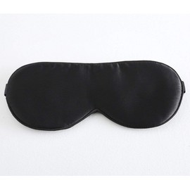 Tim & Tina Tim & Tina 100% Silk Sleep Mask Comfortable,Super Soft Blindfold Eye mask Block Light for Sleeping,Shift Work,Naps,Travel,Yoga with Adjustable Strap (Black)