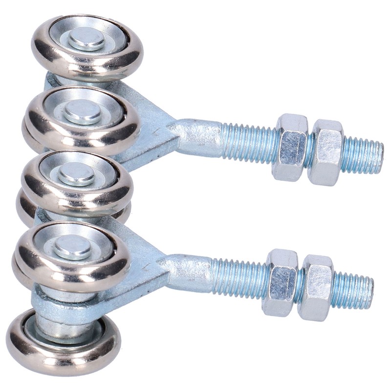 2Pcs Door Hanging Wheel Pulley Roller Glass Door Accessory for