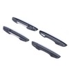 8pcs Smart Exterior Door Handle Cover Trim Carbon Fiber Style