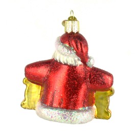 Old World Christmas Ornaments Believe Santa Glass Blown Ornaments for Christmas Tree