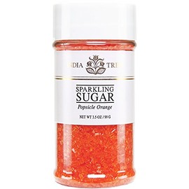 Nature's Colors, Orange , Sugar Sprinkles for Baking and Decorating, Small , 3.5 Oz Jar (Pack of 1)