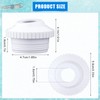 SAVITA 3pcs Pool Jet Nozzles, Practical Flow Eyeball Inlet Jet