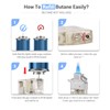 Coldown Butane Lighter Insert, Windproof Gas Lighter with Dual Torch