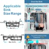 iSPECLE Small Sink Dish Drying Rack with Cup Holder, Expandable