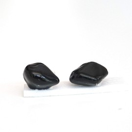 Designs by Nature Gems Handmade Black Onyx Stud Earrings Sterling Silver, December Birthstone