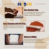 MODOH Plasticine Oil Based Modeling Clay, Non Hardening Reusable Clay,