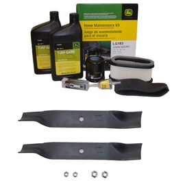 John Deere Original Equipment Model LX172 Maintenance Kit + Highlift Blades, 38" Mower Deck