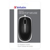Verbatim optische Desktop-Maus, USB-2.0 und USB-3.0, optische USB-Maus mit 1000