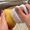 2 Pack Vegetable Scrubber Brush | Fruit Vegetable Stiff Bristles,