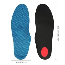 TRIXES Orthopädische Einlegesohlen zur Unterstützung des Fußgewölbes, Fußeinlagen für Plantarfasziitis, Fußpolster zur Linderung von Fersenschmerzen, kleine UK-Größe 4–6 (EU 36–39)