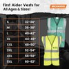 Green First Aider Hi Vis Vest Made of Durable Polyester