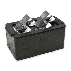 8 Cavity Ice Cube Trays for Cocktails, 2 Inch Crystal Clear Ice Cubes, Slow Melting, Transparent, BPA Free, Easy to Use and Clean, by Norseman